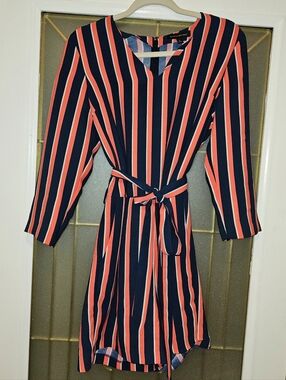 🧡 Banana Republic Belted Long Sleeve Romper/Playsuit, Sz 6
